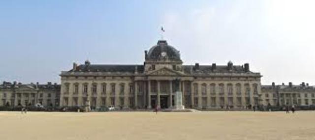 Napoleon Enrolls in the Ecole Militaire