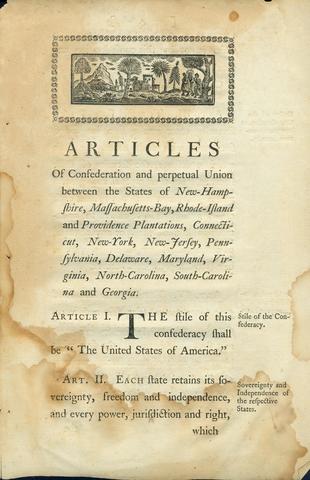 Articles of Confederation