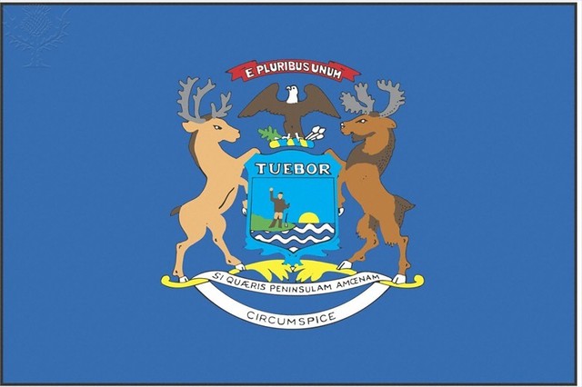 Michigan's Flag