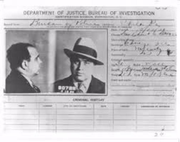Capone's First Arrest