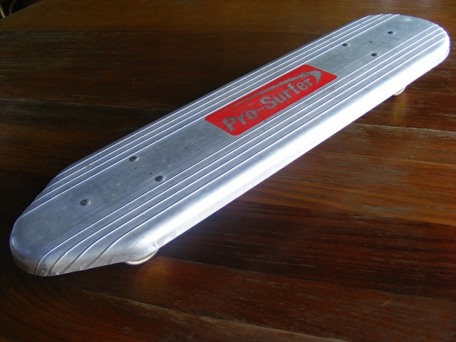 skateboards made out of everything from wood to aluminum