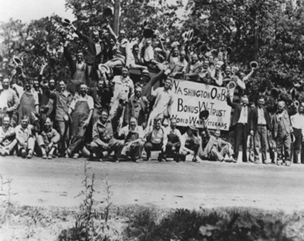 Hoover disbands the Bonus Army