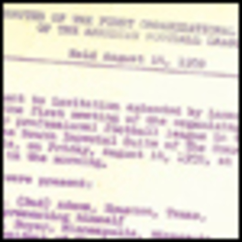 The founding of the AFL