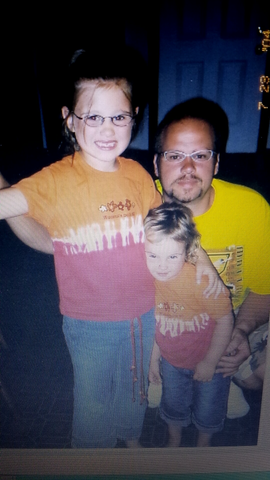 My sister, Samantha, was born when I was 4.