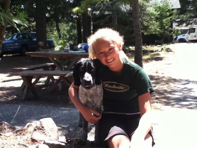 Got another dog, Bunker