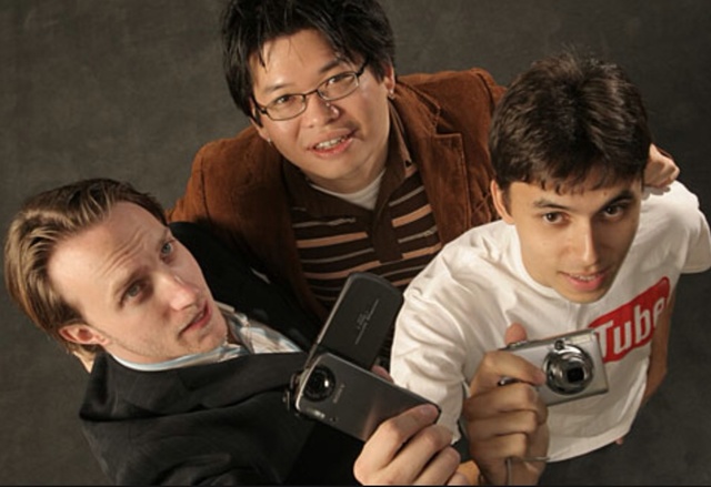 Founders of Youtube- Chad Hurley, Steve Chen, and Jawed Karim timeline