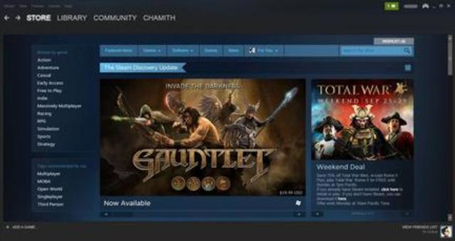 Steam platform launched