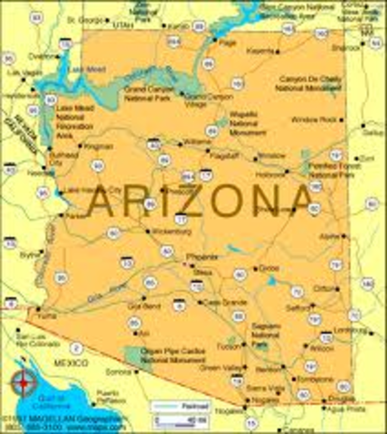 Arizona becomes a state