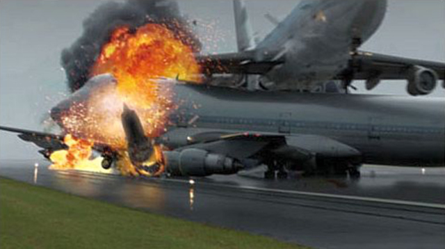 Grootste ramp met een Boeing 747