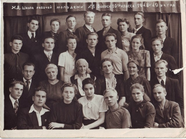 Окончание Ж.Д. школы рабочей молодёжи