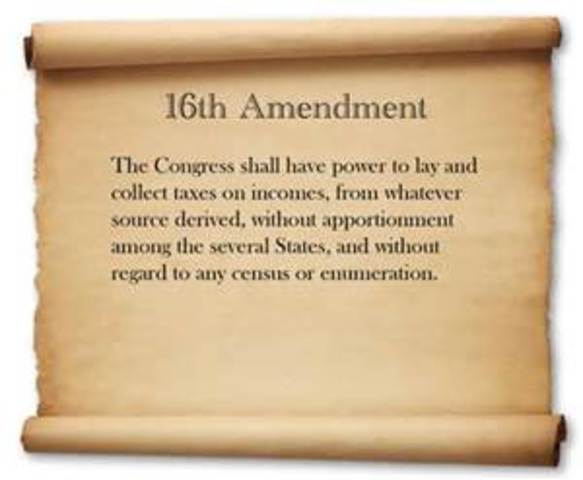 16 Amendment