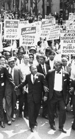 Civil rights protest