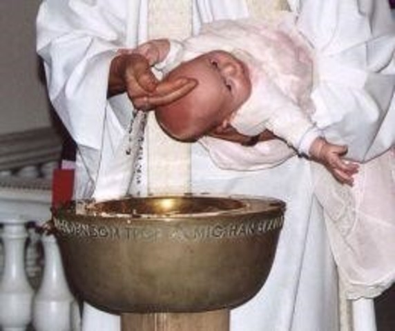 I was baptized
