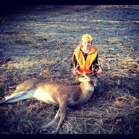 I shot my first buck