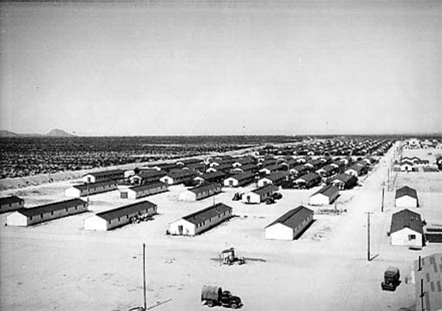 Japenese Internment Camps begin