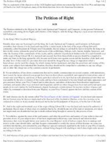Petition of Right