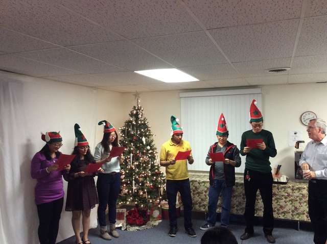 My first christmas party