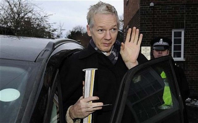 Julian Assange was arrested