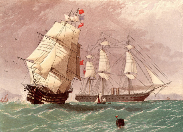 The First Ironclad Ship Battle