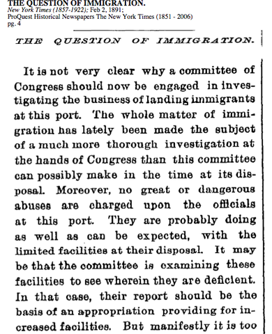 Bureau of Immigration Established