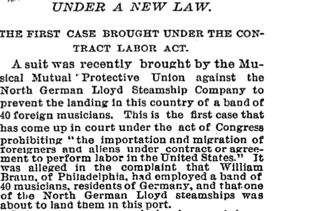 Alien Contract Labor Act