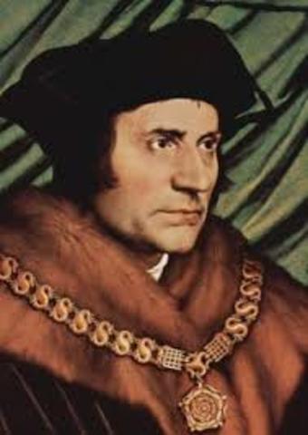 Thomas More writes Utopia