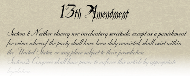 Thirteenth Amendment Ratification