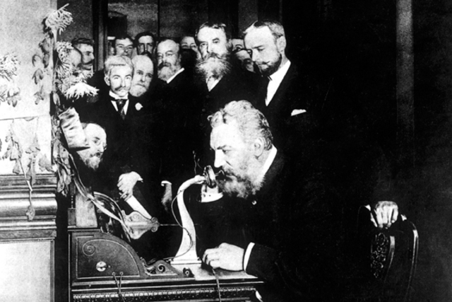 First telephone call ever