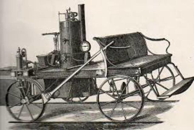 W. Carhart built the first steam engine to win a race