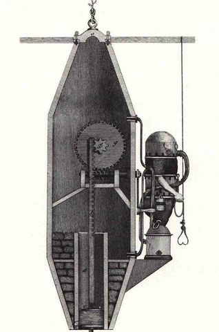 The Diving Machine of Karl Heinrich Klingert, 1797