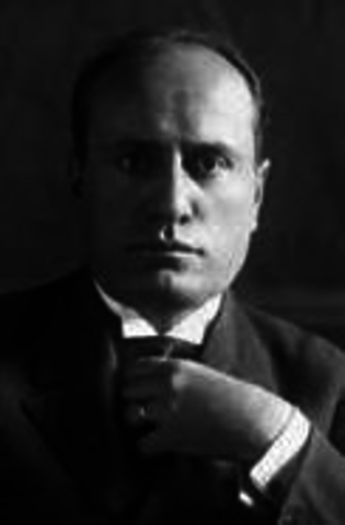 Benito Mussolini appointed Prime Minister of Italy