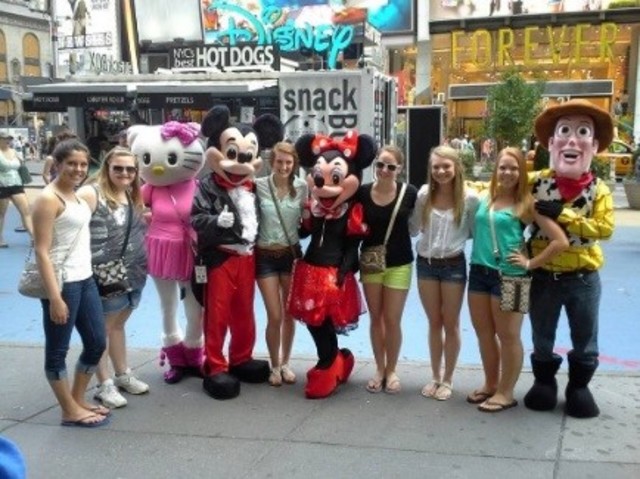 Spent a week in Times Square in New York City