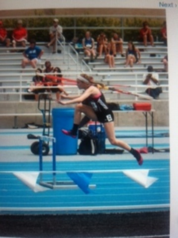 Freshman year I made it to State in all four events for track.