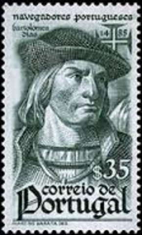 B.dias reaches cape of good hope