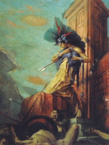 Cortes kills Montezuma