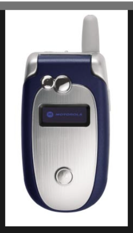 First flip phone