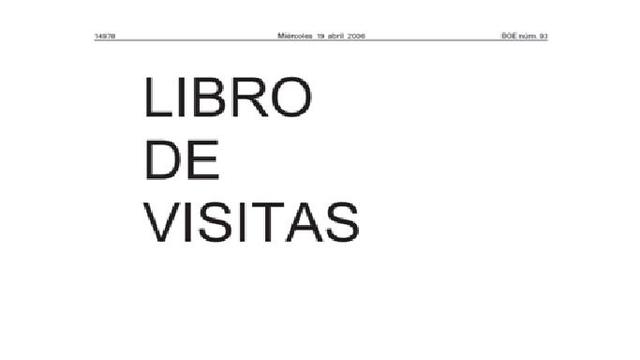 LIRBO DE VISISTAS