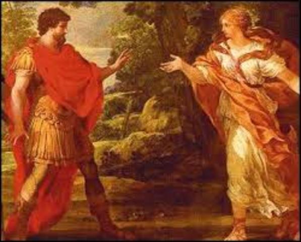 Calypso Keeps Odysseus On An Island For Seven Years