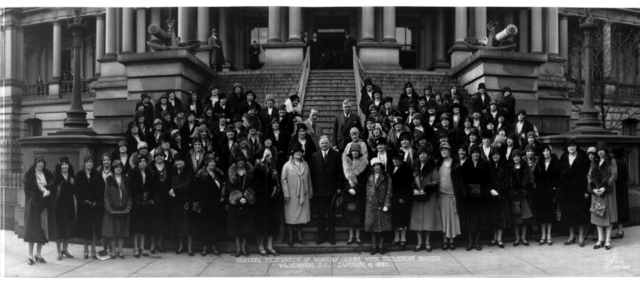 GFWC Board Meets With Herbert Hoover