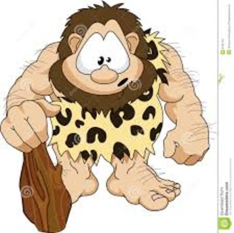 Hombre de las cavernas A. C.