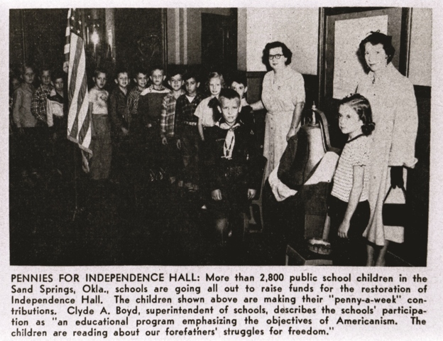 GFWC Members Fundraise for Restoration of Independence Hall in Philidelphia