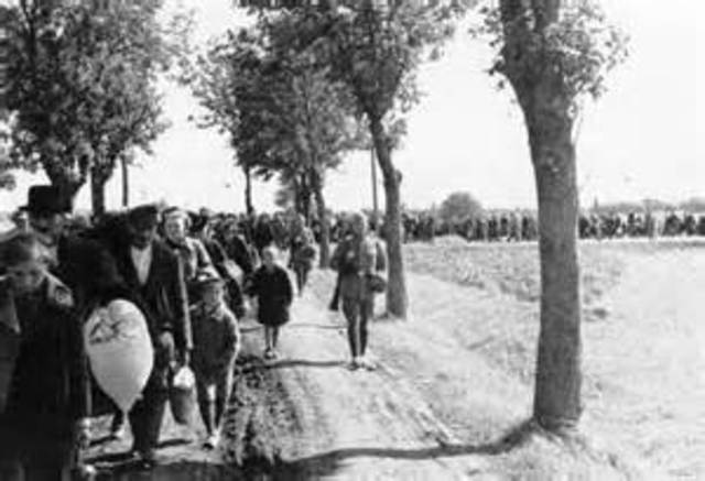 Germany invades France and forces it to surrender