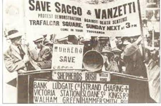 Sacco and Vanzetti are executed.