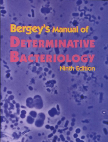 Manual Bergey de Microbiología.