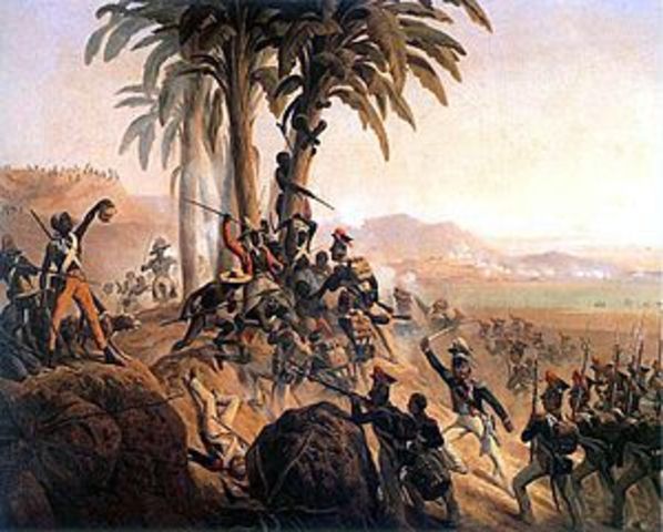 First slave revolts in Hispanola