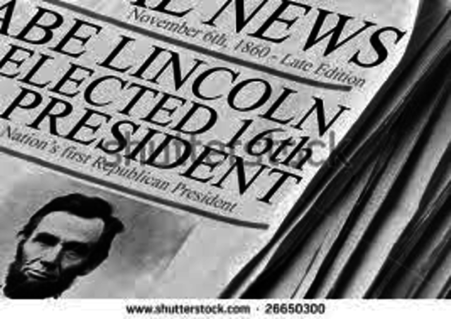 Abraham lincoln Elected