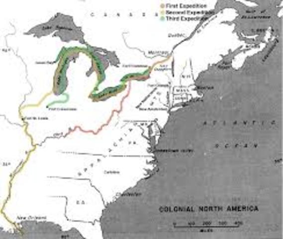 La Salle claim Mississippi River for Spain