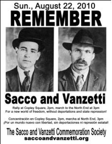 Sacco and Vanzetti Execution