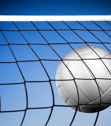 first volleyball game