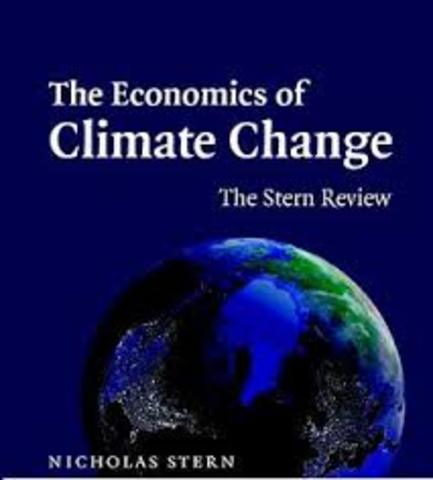 Se da a conocer el informe Stearn sobre la economía del cambio climatico
